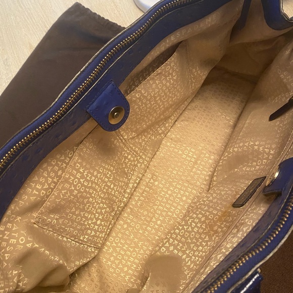 Kate Spade Navy Ostrich Print Tote - Picture 4 of 8